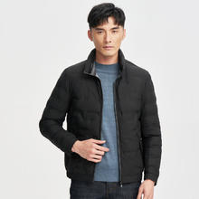 TRIES 才子 男装时尚立领保暖棉服 黑色券后134.23元
