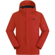 Pioneer Camp 拓路者 朱雀冲锋衣女三合一春秋户外骑行登山服防风保暖冬季外套城市通勤 朱雀红-抓绒内胆 L