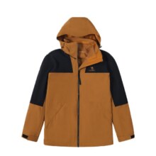 骆驼 冲锋衣男款徒步户外可拆卸防风加厚三合一登山服夹克外套291.2元（需领券）