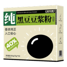 盖亚农场黑豆豆浆粉300g（40%蛋白）冲泡即食 营养早餐 高蛋白质 -临期 黑豆豆浆粉300g（40%蛋白）9.5元