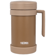 膳魔师（THERMOS）保温杯泡茶杯男女不锈钢带手柄商务水杯JMF-501-BF浅棕色（需换购）79元