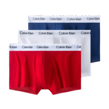 Calvin KleinCK 男士平角内裤套装 3条装 送男友礼物 U2664G I03红白蓝 L269元 (券后省50)