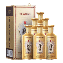 珍酒 佳品珍藏 53度 酱香型白酒 500ml*6 整箱装 +凑单753.08元