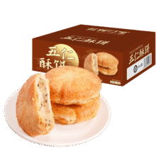 首购：桃将军 五仁酥饼300g5.4元包邮（需试用）