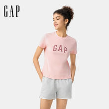 Gap 盖璞 女装2025春季新款纯棉发泡胶印logo短袖T恤常规休闲上衣727460券后38元
