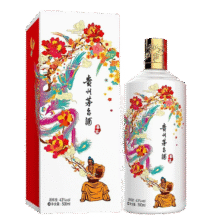 小程序专享：maotai/茅台 喜宴优雅白 43° 酱香型 500ml 1瓶738.39元