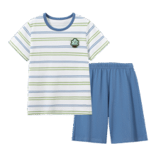 超V：有棵树  纯棉抑菌男童睡衣套装中大儿童家居服39.7元（1.3折）