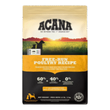 临期：愛肯拿（ACANA）狗粮草原家禽经典鸡肉幼成犬通用型无谷犬粮 2kg116.4元