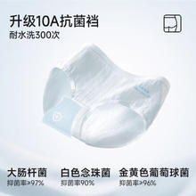 COSMO LADY 都市丽人 10A级抑菌 纯棉无痕内裤3条券后18.91元