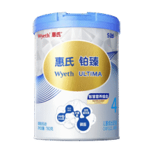 惠氏（Wyeth）铂臻助力脑力学习进口DHA儿童成长奶粉4段（3岁以上）780g199元 (券后省0.88)