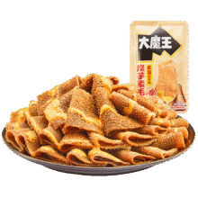 盐津铺子大魔王麻酱混合味约450g约50包素毛肚魔芋爽火锅小吃零食六必居17.9元