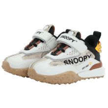 SNOOPY史努比童鞋男童运动鞋春秋新款时尚篮球鞋学生跑步鞋儿童休闲潮鞋 加棉米绿 29 码内长约182mm40.35元（需领券）