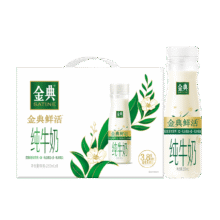 再降价、双十一：金典 全脂纯牛奶 瓶装 纯牛奶 250ml 8瓶*2件36.8元（下单返3元京豆合18.4元/件）