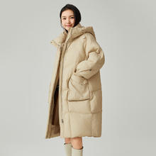 雪中飞 反季清仓 超级加厚长款连帽羽绒服 高充绒量！券后179元