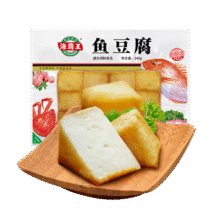 海霸王鱼豆腐 240g锁鲜装 火锅食材 火锅丸子 烧烤食材 关东煮食材14.8元 (券后省7)