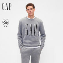 Gap 盖璞 今日好价：Gap男女装2025秋季印花logo抓绒圆领卫衣合身上衣美版542214 灰色 645634 M 美码 L亚洲码180/96A83元