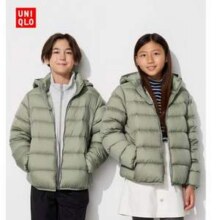UNIQLO 优衣库 男童女童高级轻型羽绒连帽外套 471377（110-160CM）新低149.5元包邮
