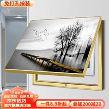 柳莺花燕 电表箱装饰画免打孔配电箱电闸箱轻奢挂画遮挡箱客厅餐厅壁画 栈桥飞鸟 80X60遮挡70X50表箱 上掀款券后129.05元