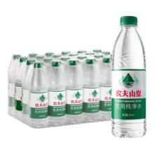 农夫山泉纯净水550ml*24瓶【12瓶*2提】 饮用水塑包 550ml*24瓶【12瓶*2提】25.9元 (每满30减5,券后省5)