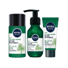 NIVEA 妮维雅 男士积雪草修护焕活套装(洁面60ml+水50ml+乳10ml)9.9元包邮