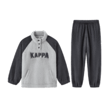 Kappa  休闲运动风 长毛绒保暖秋冬男士家居服保暖睡衣情侣男款90.9元（超V会员价，有首单礼金，政府补贴8折券，价格更低）