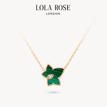 20点开始、淘金币可用：LOLA ROSE 罗拉玫瑰 常青藤系列 孔雀石项链840元（淘金币抵扣30.9元起）