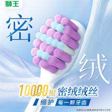 LION 狮王 细齿洁密绒万毛牙刷 2支9.9元（需换购，共11.18）