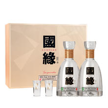 今世缘 国缘系列 四开 42%vol 浓香型白酒 500ml*2瓶 礼盒装850元