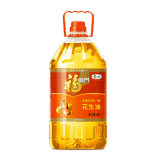 福临门 食用油 浓香压榨一级 花生油4L 中粮出品 新老包装随机发货76.9元 (月销1w+)