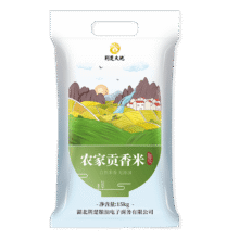 荆楚大地 农家贡香米  长粒大米 30斤装 当季新米（非真空包装）