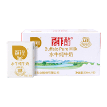 10点:百菲酪 水牛 200ml 纯牛奶 3.8g蛋白 10盒