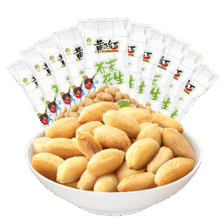 黄飞红（HUANGFEIHONG）芥末花生250g（25g*10袋）坚果炒货 休闲零食小吃下酒菜 脱油花生49.7元（需领券，合8.28元/件）