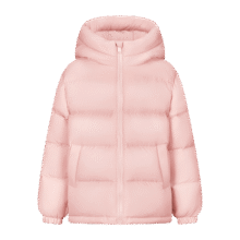 超V：雪中飞 【防泼水科技儿童羽绒服】冬季新品中大童保暖上衣厚实面包服外套156元
