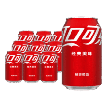 可口可乐可乐雪碧芬达无糖可乐汽水330ml经典罐矮罐胖罐碳酸饮料夏日饮品 【爆款】可乐330ml*24普通罐整箱61元 (券后省1)