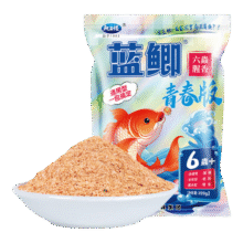 龙王恨鱼饵蓝鲫青春版六蟲腥香饵料黑坑野钓鲫鱼鲤鱼草鱼鳊鱼饵料鱼食料 蓝鲫青春版-六蟲腥香(300g)*110.5元 (每满99减10,券后省0.95)