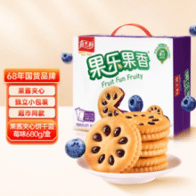 中华老字号！嘉士利 果乐果香 夹心饼干 680g装 多口味可选