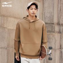 上身舒适有型！ERKE 鸿星尔克 男款休闲连帽卫衣￥29