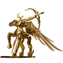 拼酷×万代 圣斗士星矢黄金圣衣射手座模型3d立体拼图生日结婚礼物 圣斗士射手座237元