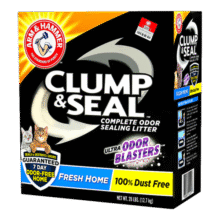 艾禾美（Arm&Hammer）铁锤猫砂黑盒蓝标28磅239元 (满458减30,送赠品,月销3000+)