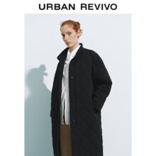 UR 休闲简约菱格绗缝立领羽绒服139.5元（需领券）