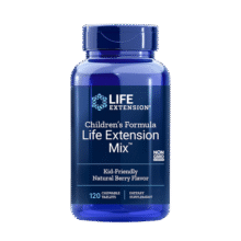 Life Extension沿寿儿童复合维生素ebD3维C果味咀嚼片含21种营养多维美国进口245元 (券后省20)