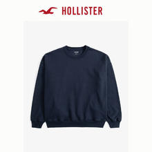 HOLLISTER 霍利斯特 24秋冬美式小海鸥落肩袖抓绒宽松卫衣女KI352-4218 蓝色 L (165/100A)98元
