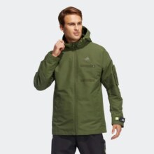 再降价、17号10点：adidas 春秋季男款连帽工装服运动宽松夹克外套175元（超V会员价，有首单礼金，政府补贴8折券，价格更低）