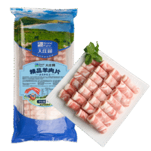 大庄园 新西兰羊肉片卷 2斤192.64元(有黑五券的合43.16元/2斤)