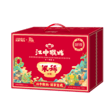 江中猴姑米稀猴头菇养胃八珍粉代餐米糊0蔗糖人参老年人营养早餐免疫补品 【热销爆款】原味米稀30天装189元 (券后省30)