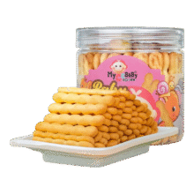 首购：我D小蔡蔡 棒饼干原味115g（0添加蛋奶）3.79元包邮（需试用+凑单）