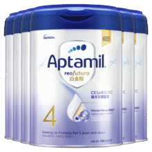 预售：Aptamil 爱他美 白金致亲 港版 4段 3-6岁 婴幼儿奶粉 900g*6罐返后1350元+128.31元税费 包邮（定金10元，多重优惠，首购返20元京豆+晒图返10元京豆）
