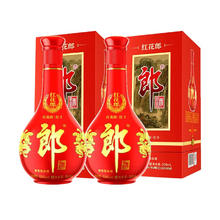 郎酒 红花郎 53度 白酒 500mL*2瓶370元