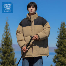 JEANSWEST LIFE真维斯男士冬季保暖棉服*1+棉质长袖*3 任选四件组合50.99元（需领券）
