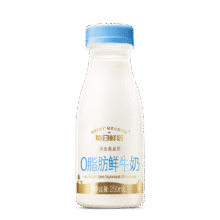 京东百亿补贴:每日鲜语 0脂鲜牛奶250ml*12瓶52元（合4.33元/瓶）
